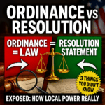 Blog Post title image for Ordinance vs. Resolution_ 3 Surprising Things We Learned About How Our Town Actually Makes Its Laws