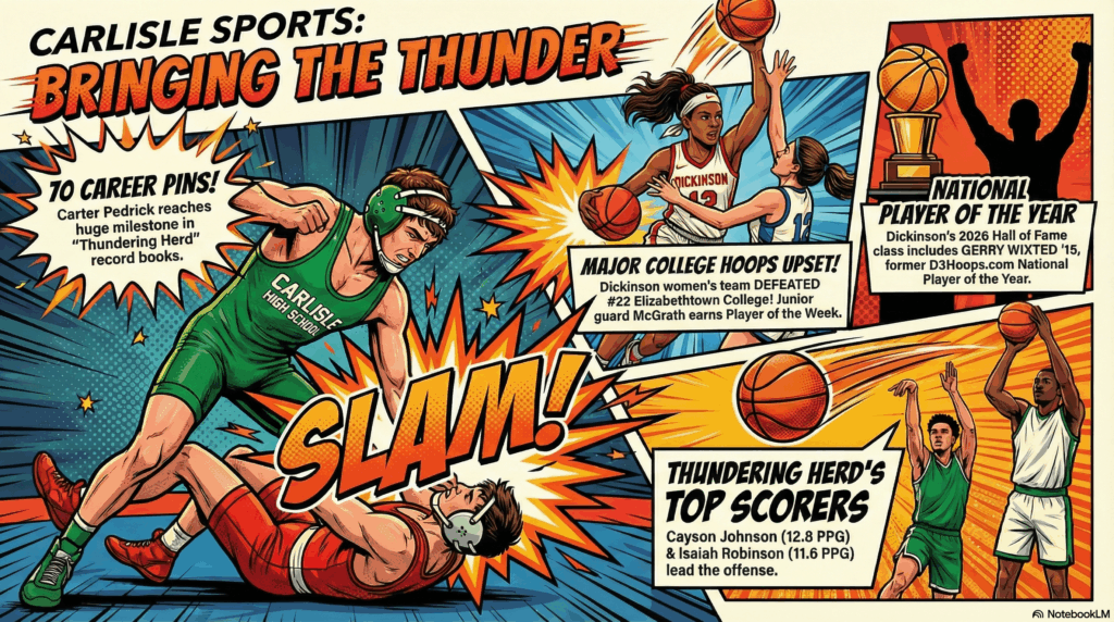 Section Image for Sports Action: Wrestling Wins and Tough Basketball Losses - Awesome Carlisle! - Carlisle News - Carlisle, PA News