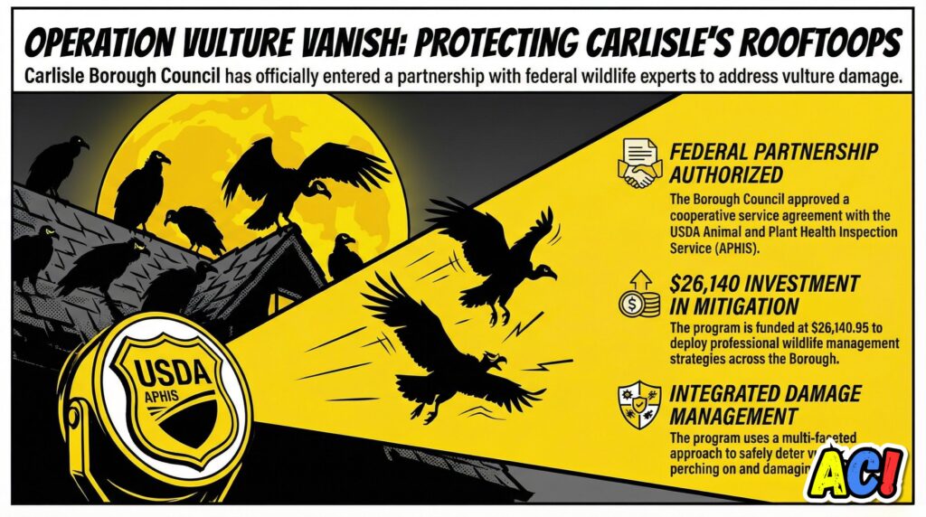 section image for Dealing with Vulture Damage - Awesome Carlisle! - Carlisle News - Carlisle, PA News