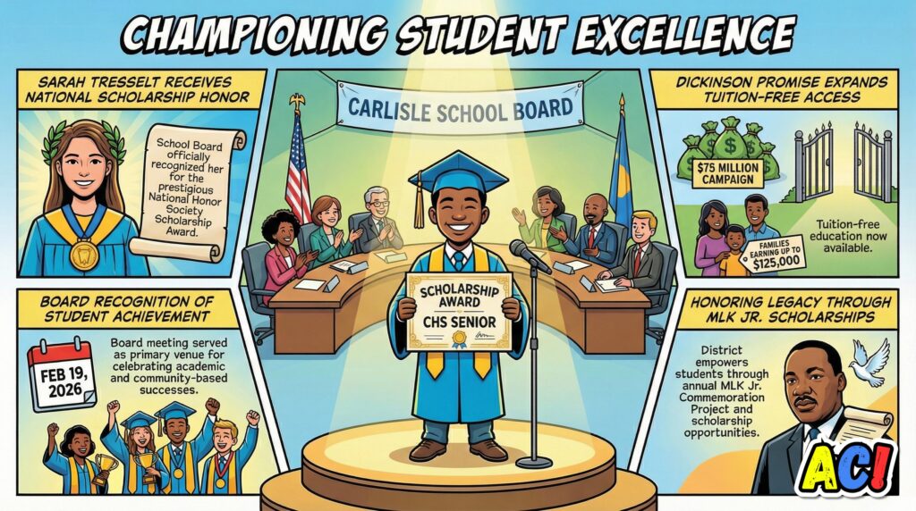 Section image for School Board Honors Students and Discusses Safety - Awesome Carlisle! - Carlisle News - Carlisle, PA News