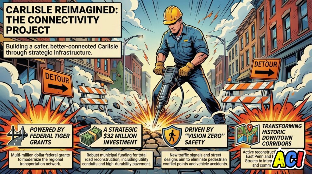 Section Image for Road Work: The Carlisle Connectivity Project - Awesome Carlisle! - Carlisle News - Carlisle, PA News