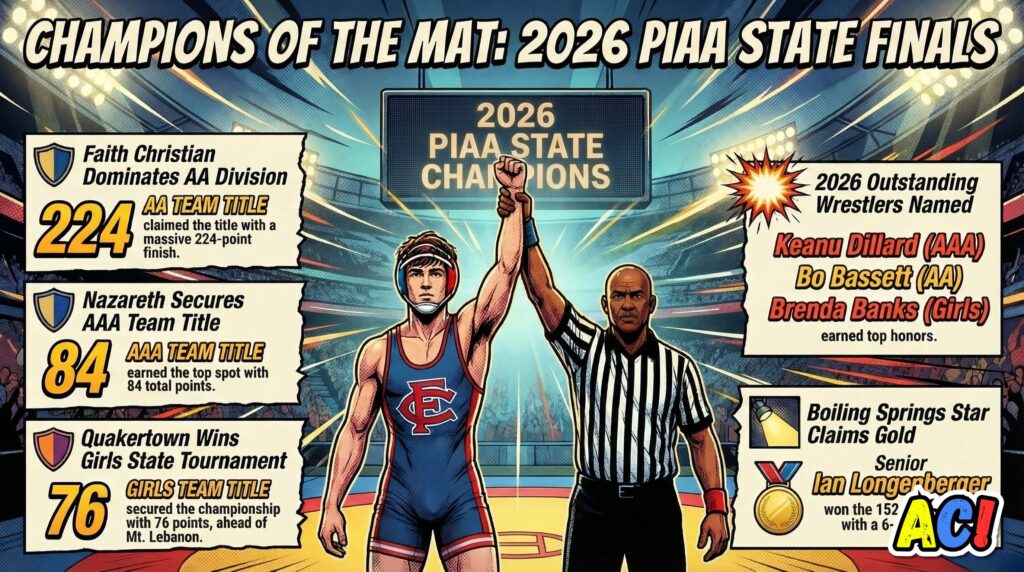 Section image Local Athletes Shine at State Wrestling - Awesome Carlisle! - Carlisle News - Carlisle, PA News