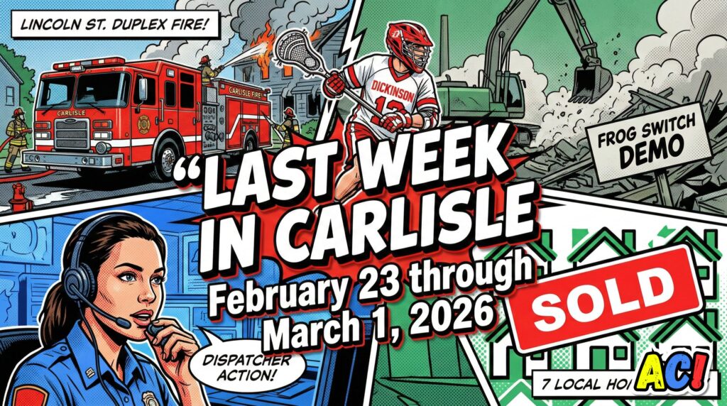 Main Blog Article Thumbnail Image for Last Week in Carlisle | February 23 though March 1, 2026 | A Wild and Tragic Week! - Awesome Carlisle! - Carlisle News - Carlisle, PA News