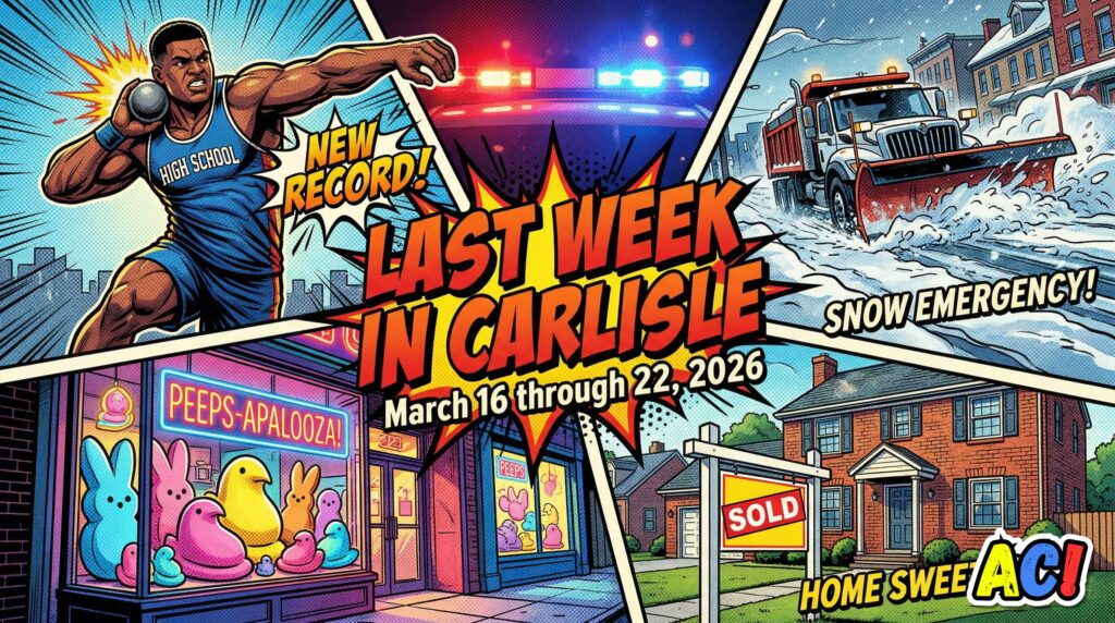 article image for Last Week in Carlisle, PA | March 16 through 22, 2026 | Scary Shooting, Massive School Savings, and Sweet Peeps - Awesome Carlisle! - Carlisle News - Carlisle, PA News
