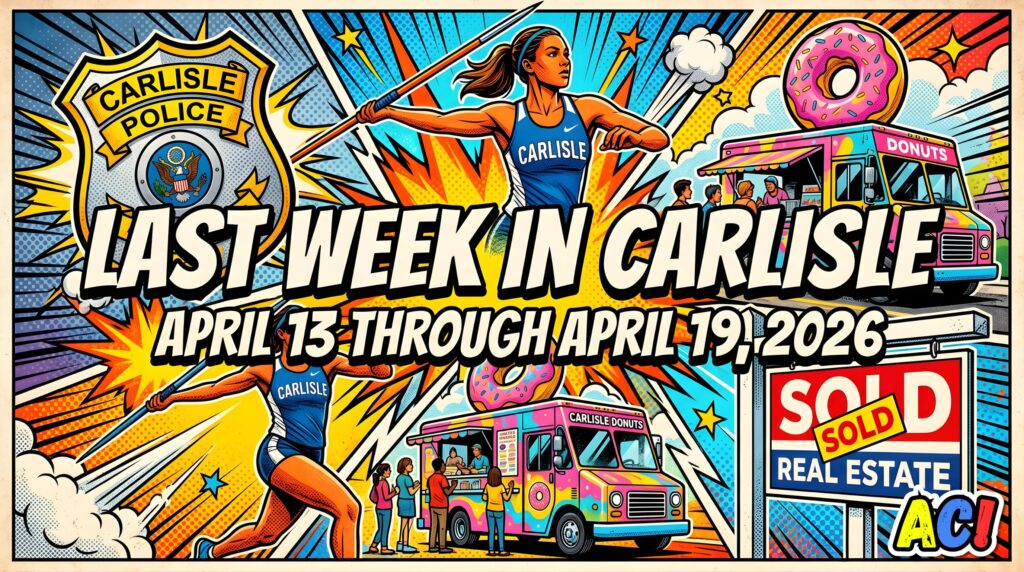 Featured Image Article Thumbnail for Last Week in Carlisle, PA - April 13 through 19, 2026 - A $3,000 Home Sale, the 191-Foot Javelin Record, and the Crazy Glazed Transformation - Awesome Carlisle - Carlisle, PA News