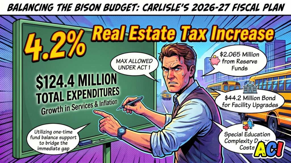 section image for School Taxes Might Rise 4.2% - awesome carlisle - carlisle, pa news - last week in carlisle