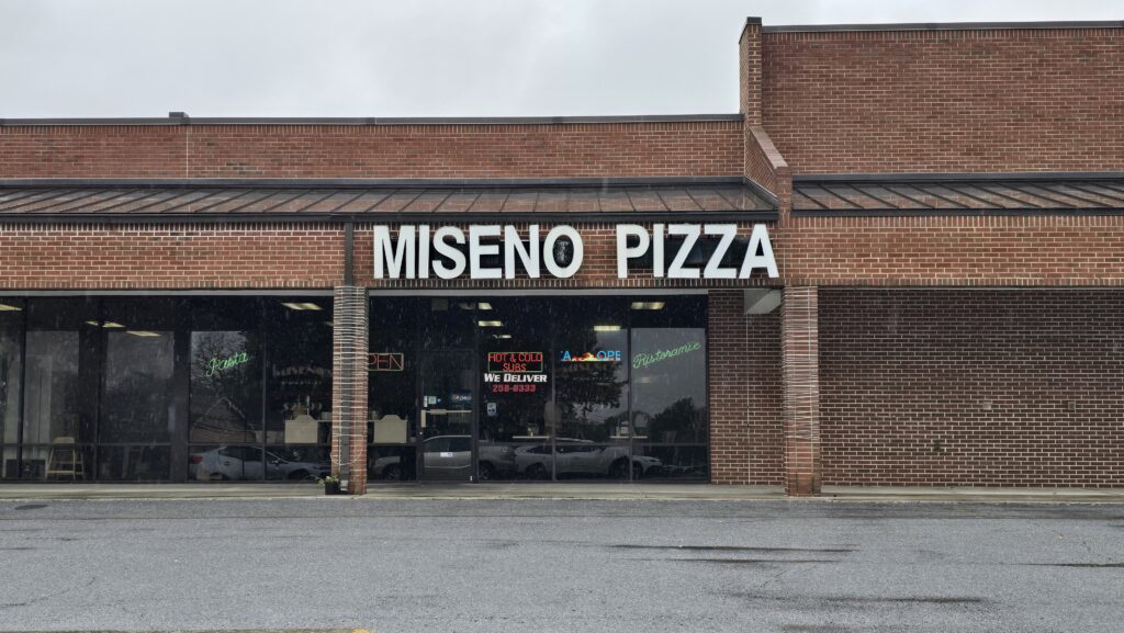 front exterior view of Miseno Pizza and Ristorante located at 1225 Ritner Hwy, Carlisle, PA 17013 - Review of of a Slice of Pizza at Miseno Pizza and Ristorante in Carlisle, PA