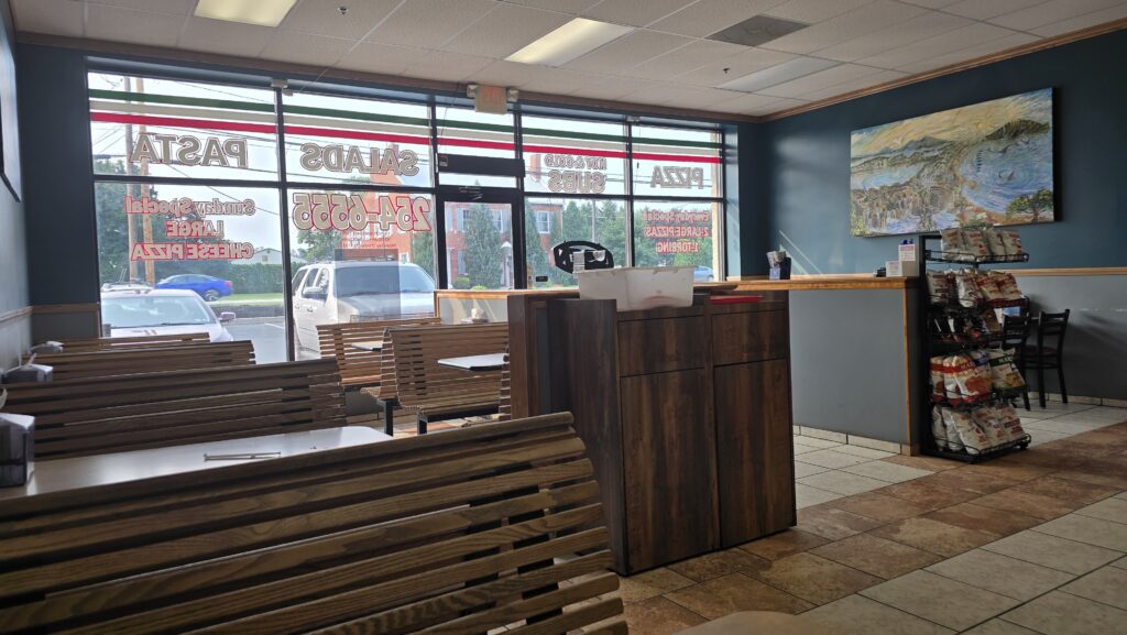 entrance front window and dining room at Napoli Pizza in Carlisle, PA - Carlisle, PA Pizza Reviews - Awesome Carlisle!