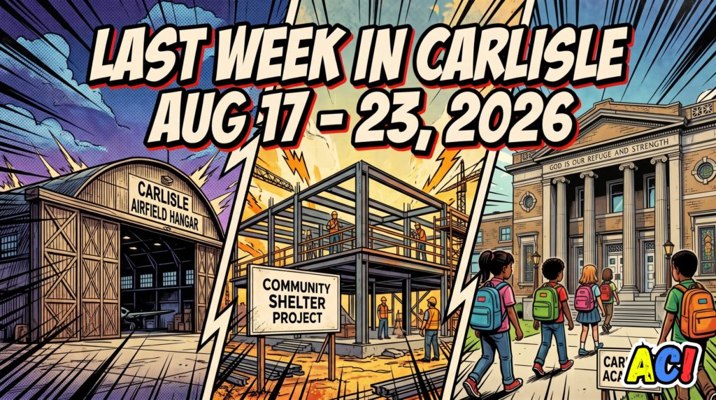 article banner thumbnail for Last Week in Carlisle| August 17 through 23, 2026 | Tragedies, Big Milestones, and Back-to-School News - awesome carlisle - carlisle, pa news